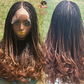 French Curl Wig 16" 100% Human Lace 8x8 Closure Wig Ready to Ship