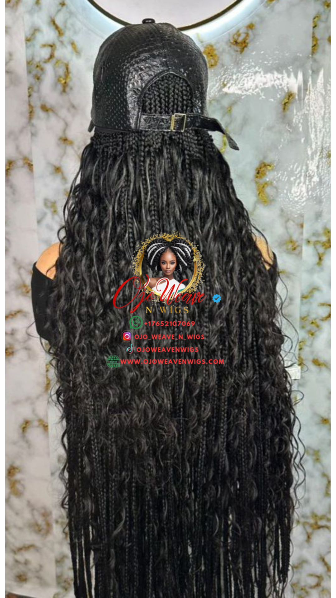 Boho Hat Made to Order 30 inches 100% Human Hair