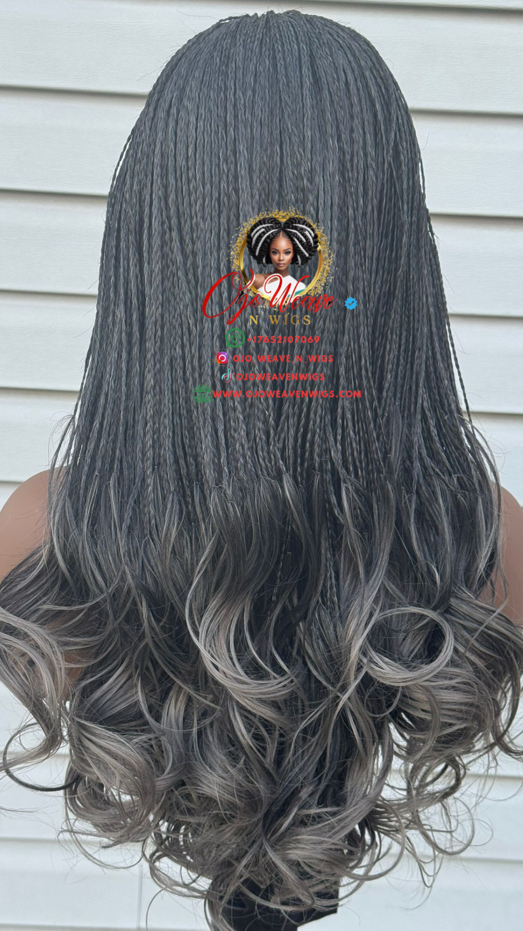Ready-to-Ship French Curls: Grey Ombre Edition