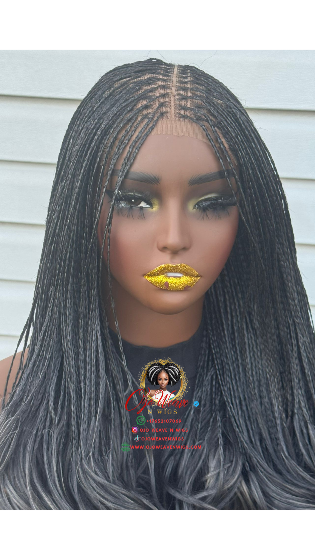 Ready-to-Ship French Curls: Grey Ombre Edition