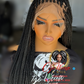 Senegalese Twist Full Lace Wig - 28 Inch, Color 1b - Ready to Ship