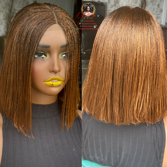 Laiyah Unit: 10-Inch Micro Twist Bob Wig