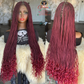 Super Tiny Knotless Braids Wig | Full Lace with Curls