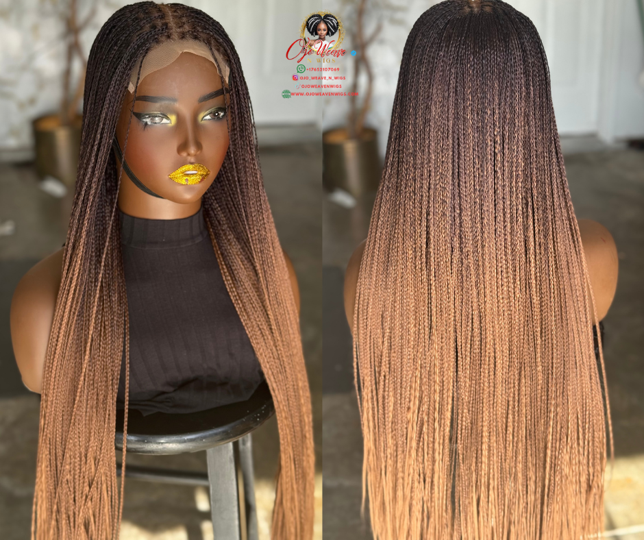 Ready-to-Ship Sisi Wig: 28-30" Bone Straight Human Hair Closure