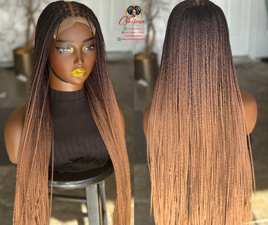 Ready-to-Ship Sisi Wig: 28-30" Bone Straight Human Hair Closure