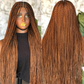 Made to order 24/26" Knotless Unit: Rooted Color 30 Closure Wig