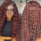 Side Part Boho Closure Wig | 16/18 Inch Made to Order | Color 4/Ginger Mix