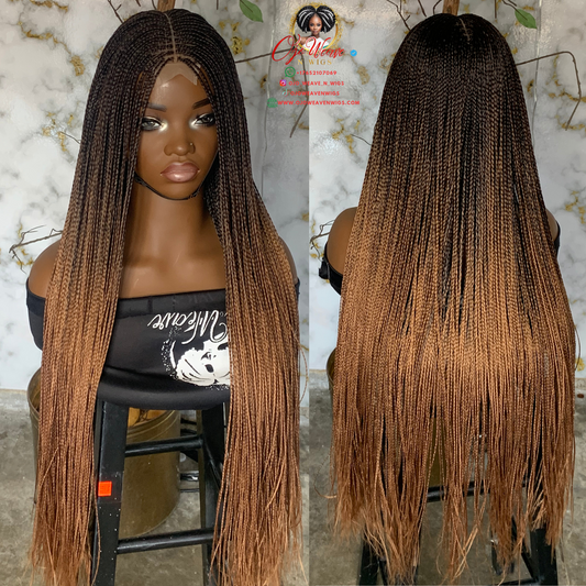 Sisi Bone Wig: 30-Inch Bone Straight Closure Wig | Ready to Ship