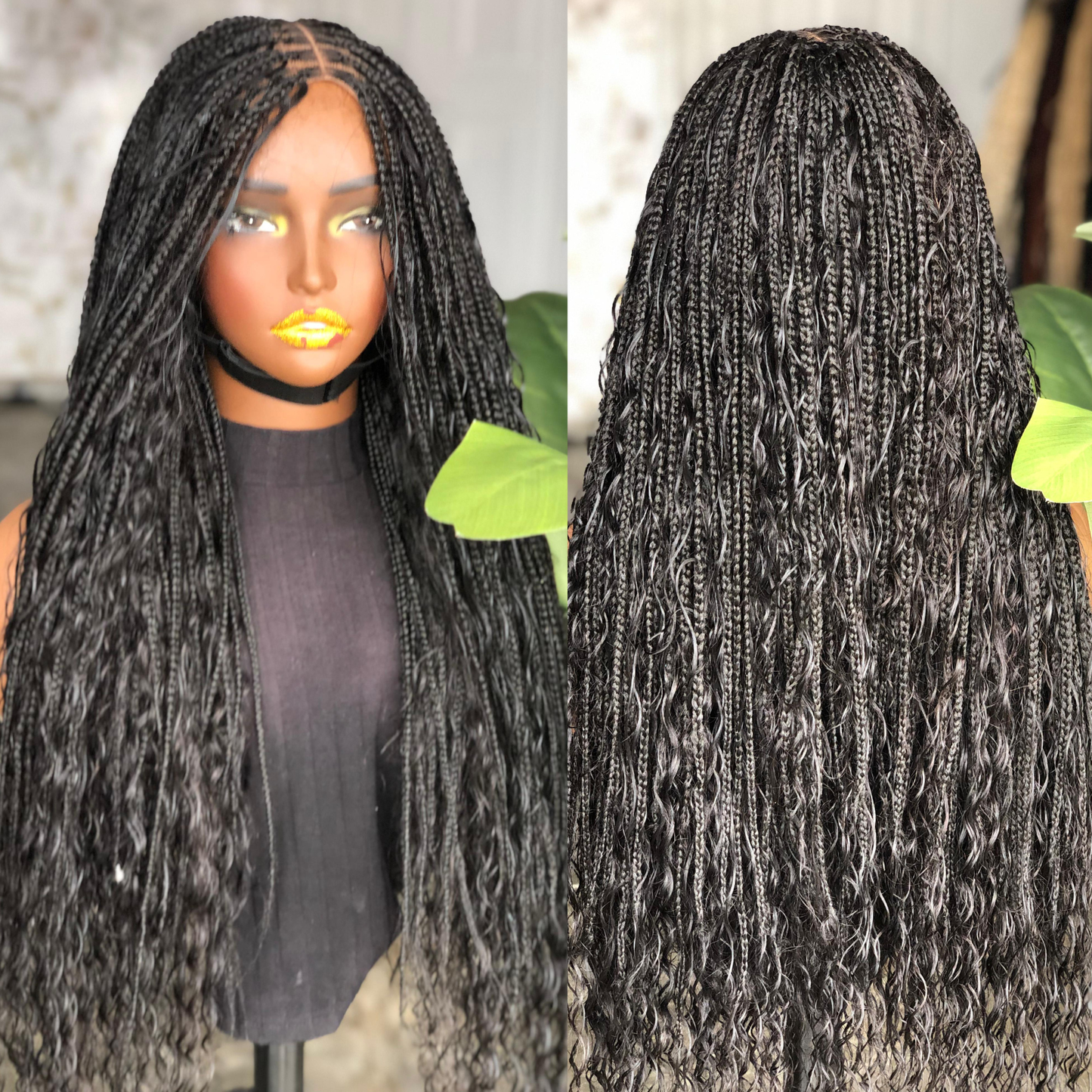 Made to Order: Human Hair Lace Unit 24-Inch Closure Wig