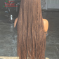 Senegalese Twist Closure Wig Ready to Ship 26/28 Inch Color 30/33 Mix