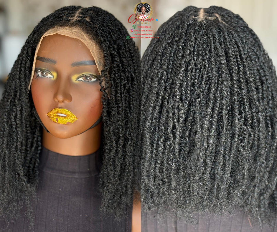 The Camela Unit | 12-Inch Frontal Wig | Natural Baby Hair | Ready to Ship