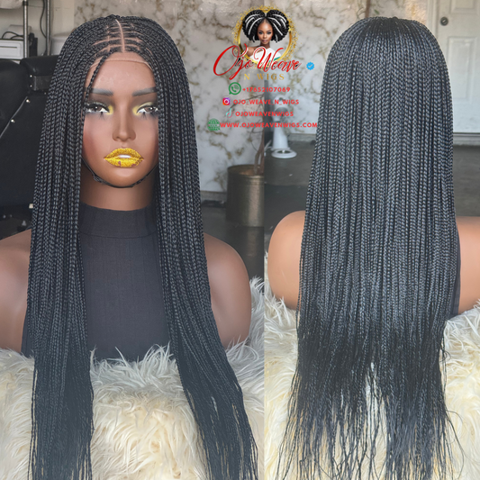 Ajoke: Knotless Glueless Closure Wig