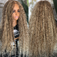 Custom Made to Order Boho Wig | 24" Closure | Blonde & Color 30 Mix
