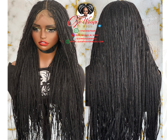 Mercy with Color Black Wig Ready to Ship By Ojo