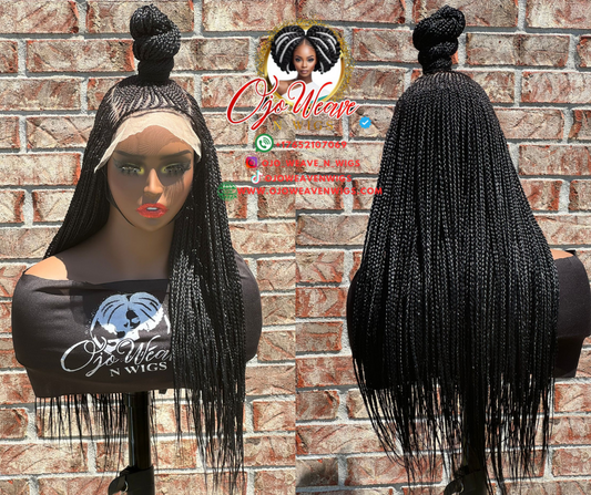 Ewa Ket Black Full Lace Wig Ready to Ship