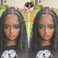 Niki Unit Wig with Color Black Ready to Ship