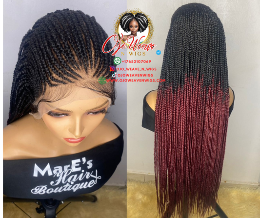 Petunia with Frontal Cornrow Ready to Ship