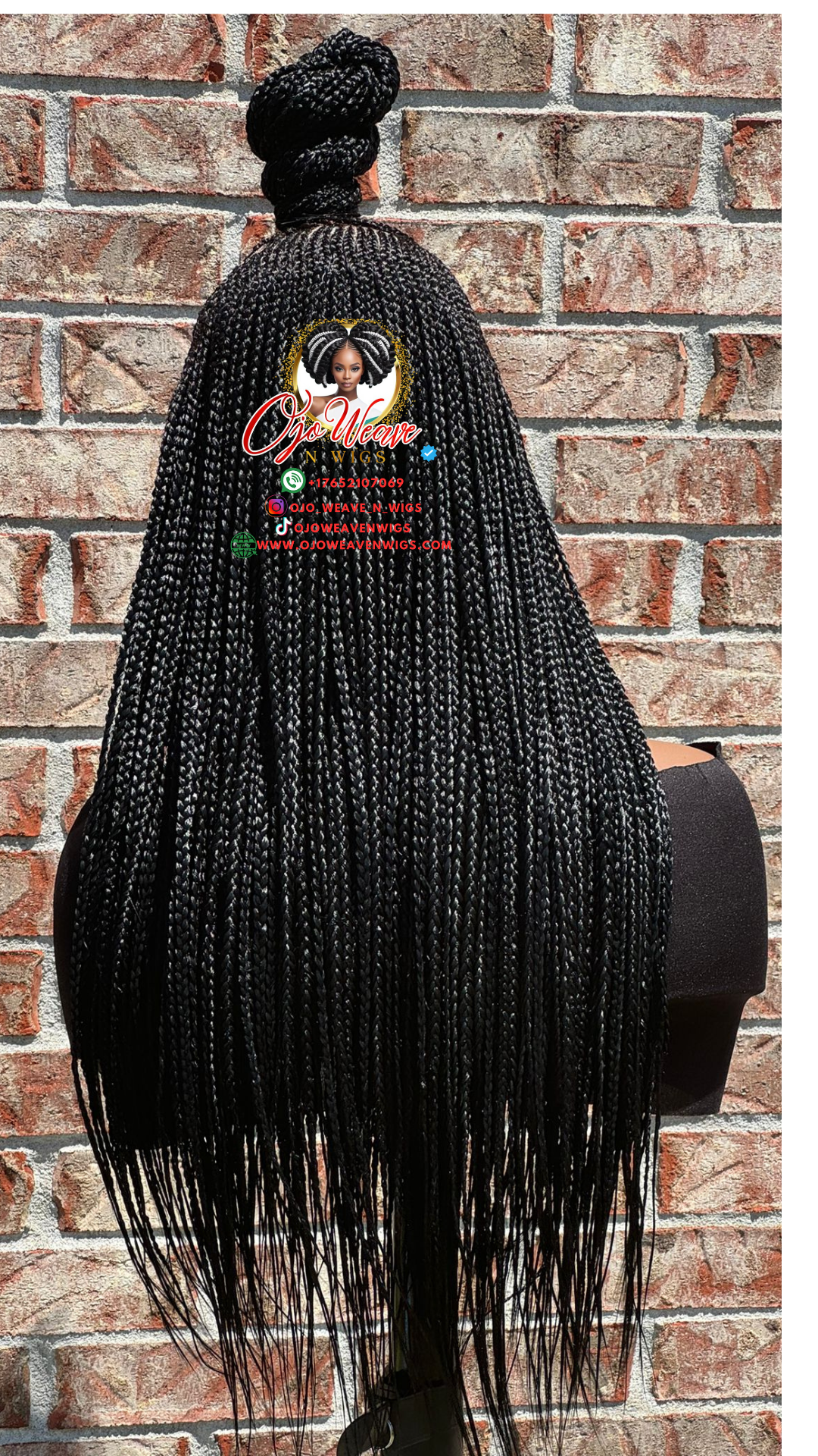 Ewa Ket Black Full Lace Wig Ready to Ship
