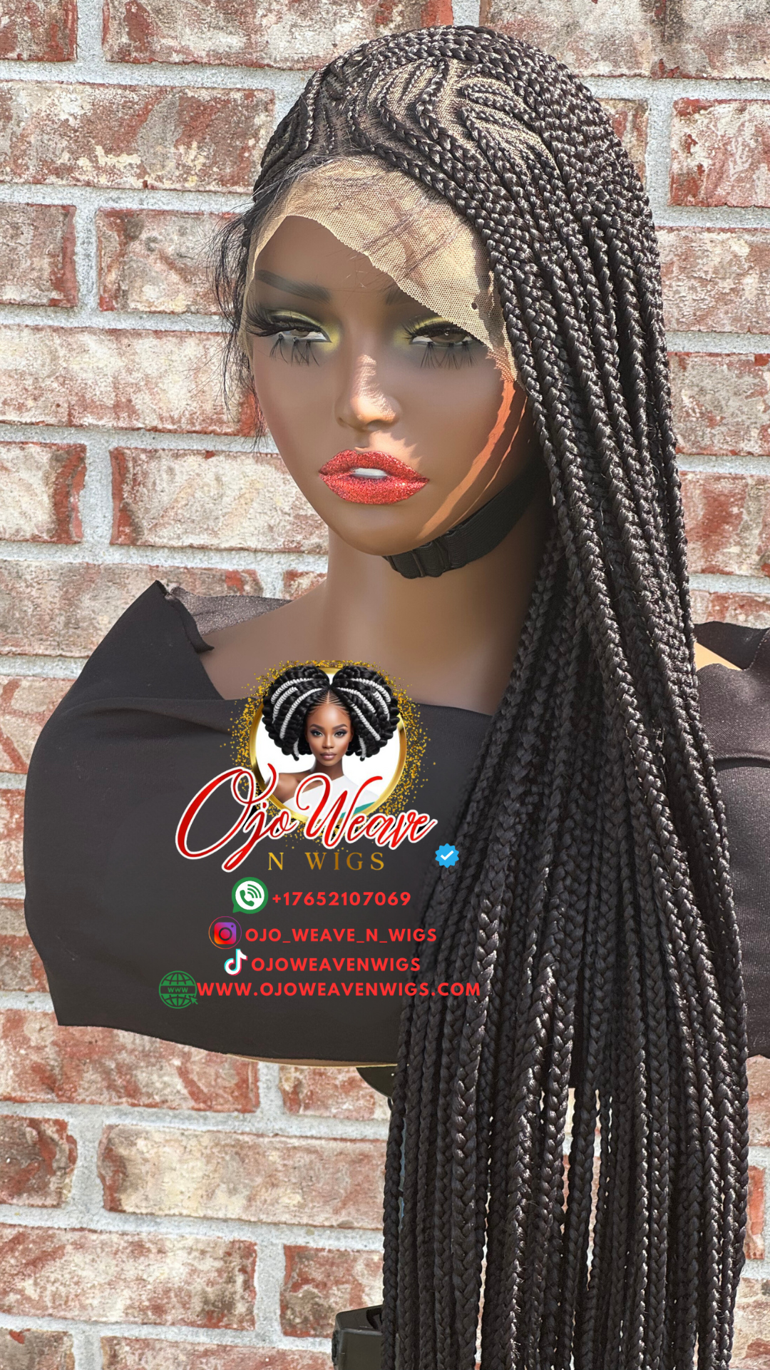 Natasha with Lemonade Braid Full Lace Wig Ready to Ship