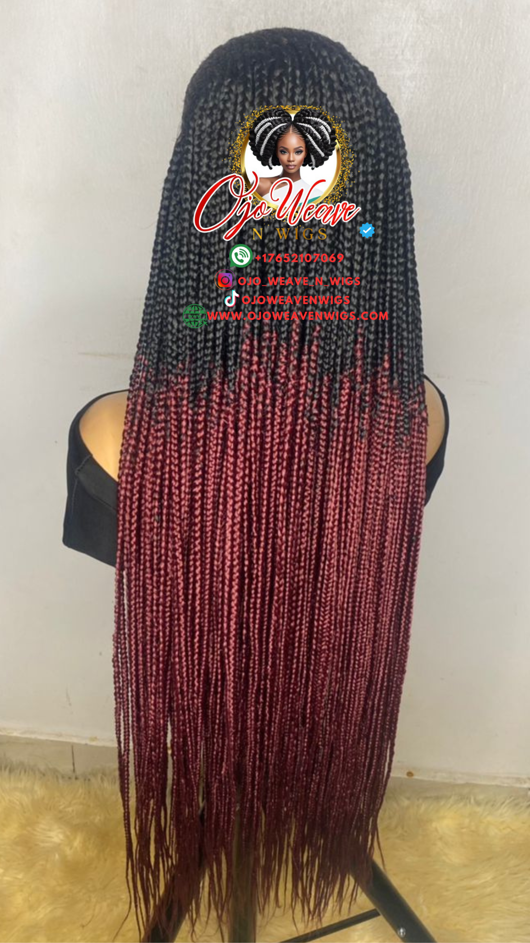 Petunia with Frontal Cornrow Ready to Ship