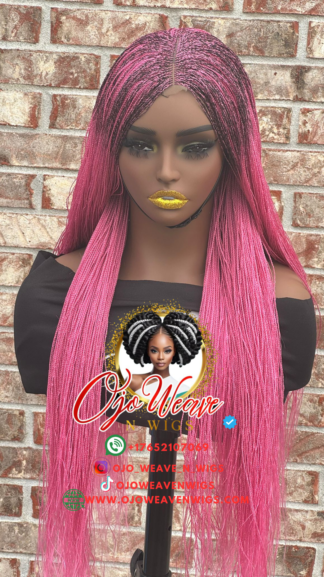 Esther Unit Color Pink with Micro Twist Ready to Ship