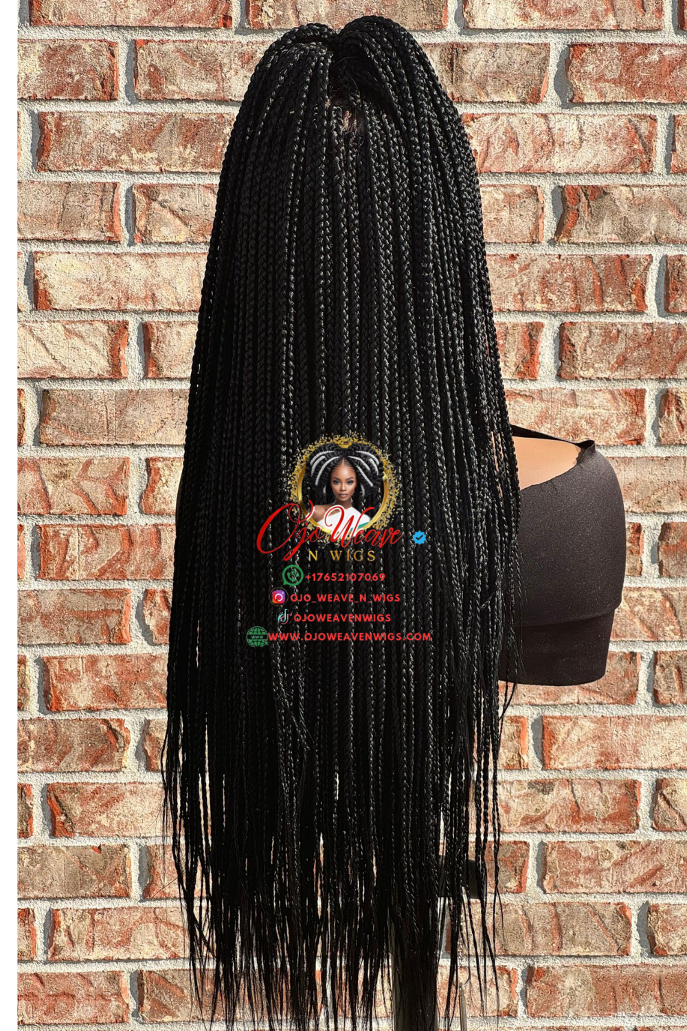 Queen 13x6 Box Braid Wig – Ready to Ship