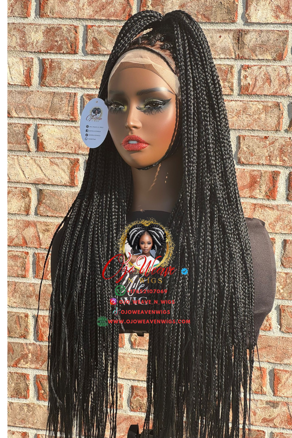Queen 13x6 Box Braid Wig – Ready to Ship
