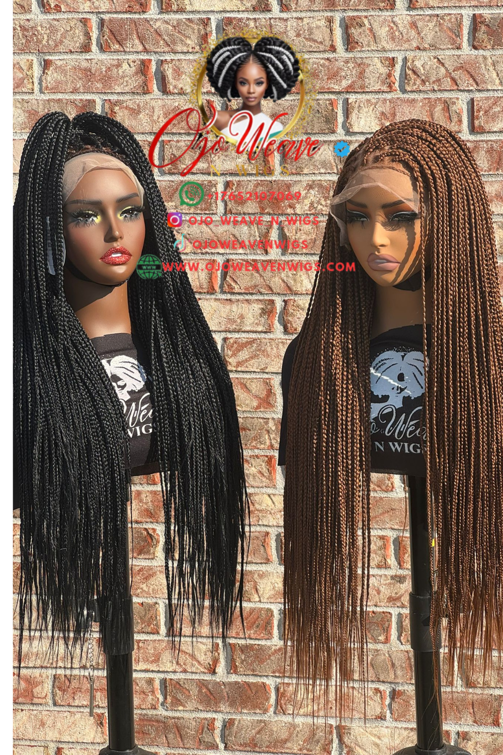 Queen 13x6 Box Braid Wig – Ready to Ship