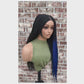 Bianca Unit Wig Black: Blue