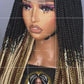 Bianca Unit Cornrow Closure Glueless Wig Made to Order