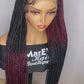 Ke Unit with 13x6 Frontal Knotless Braid Wig Pre Order
